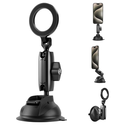 TELESIN Magnetic SuctionCar Phone Mount - ستاند سيارة ماك سيف بالشفط المغناطيسي من تيليسن