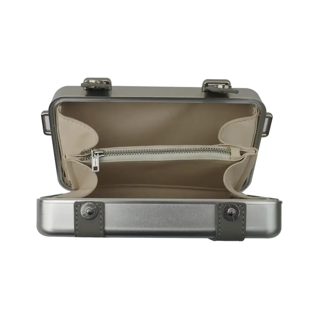 Green Lion Valancia Carry Bag Silver - حقيبة كتف محمولة من كرين فضي