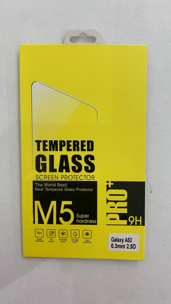 Premium Tempered Glass Black For Samsung A35 - لاصق شاشة للسامسونج اي 35