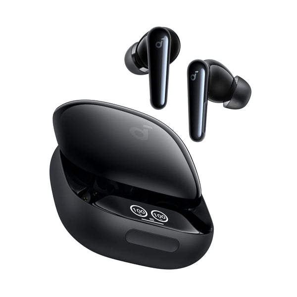 Anker Soundcore Liberty 4 Pro Black  - سماعات بلوتوث بتقنية الغاء الضوضاء من انكر اسود