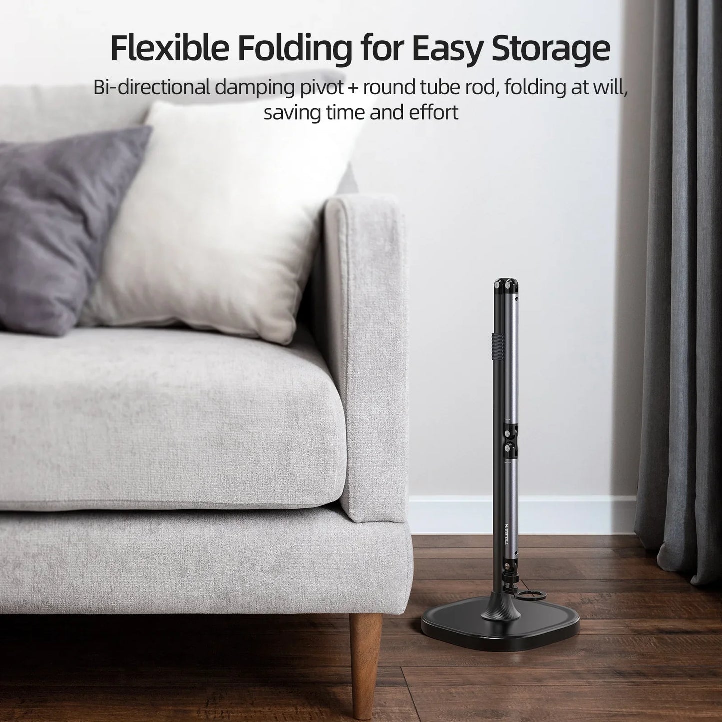 TELESIN mobile video/live shooting magnetic floor stand - ستاند ارضي مغناطيسي للهاتف لتصوير الفيديو والبث المباشر من تيليسن