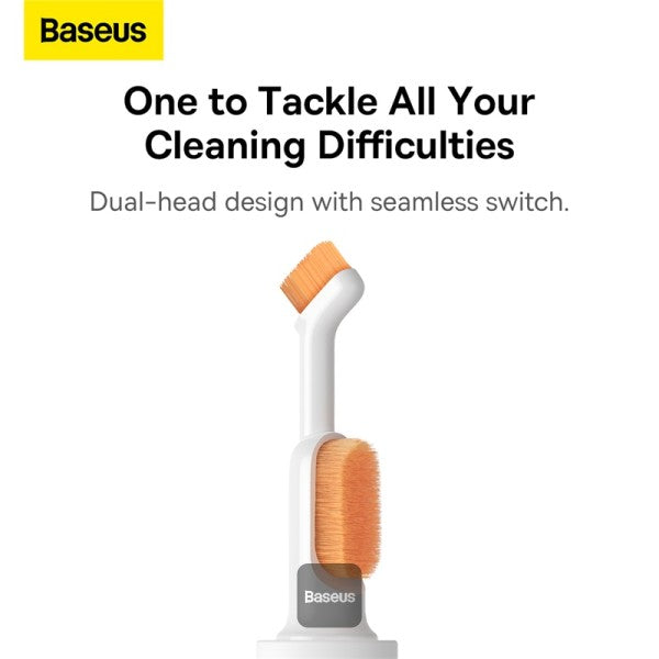 Baseus Cleaning Brush White - فرشاة تنظيف السماعات وحافظاتها من باسيوس ابيض