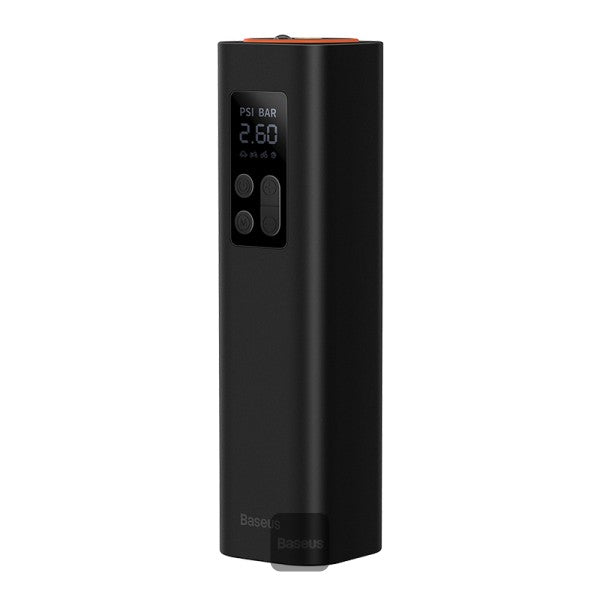 BASEUS SUPER MINI AIR PUMP BLACK - منفاخ اطارات صغير 120 واط  من باسيوس اسود