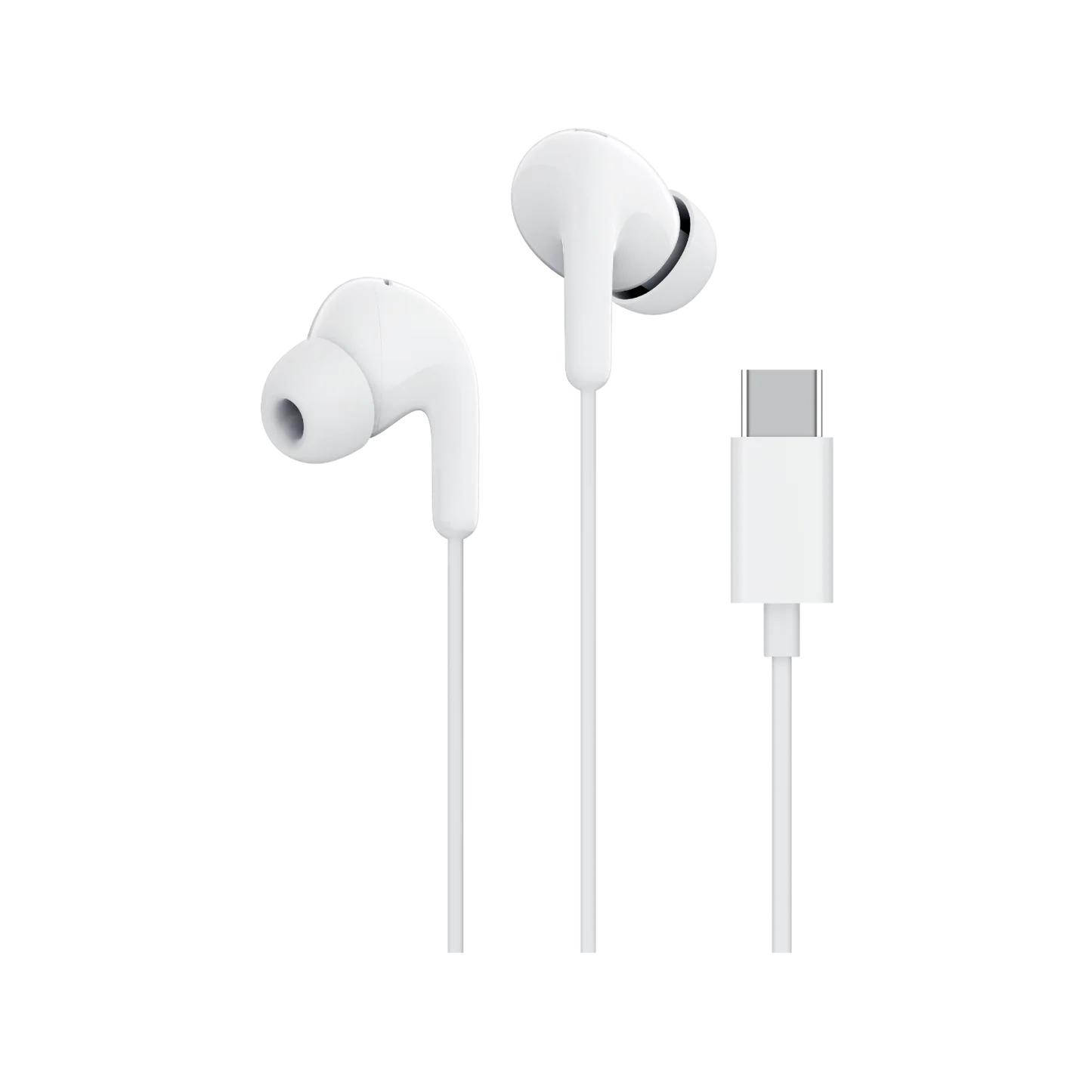 Xiaomi Type-C Earphone White  - سماعات تايب سي سلكية من شاومي ابيض