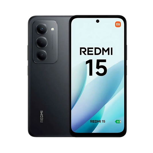 Redmi 15 4G 8+256GB Midnight Black - ريدمي 15 4 جي 256/8 جيجابايت اسود