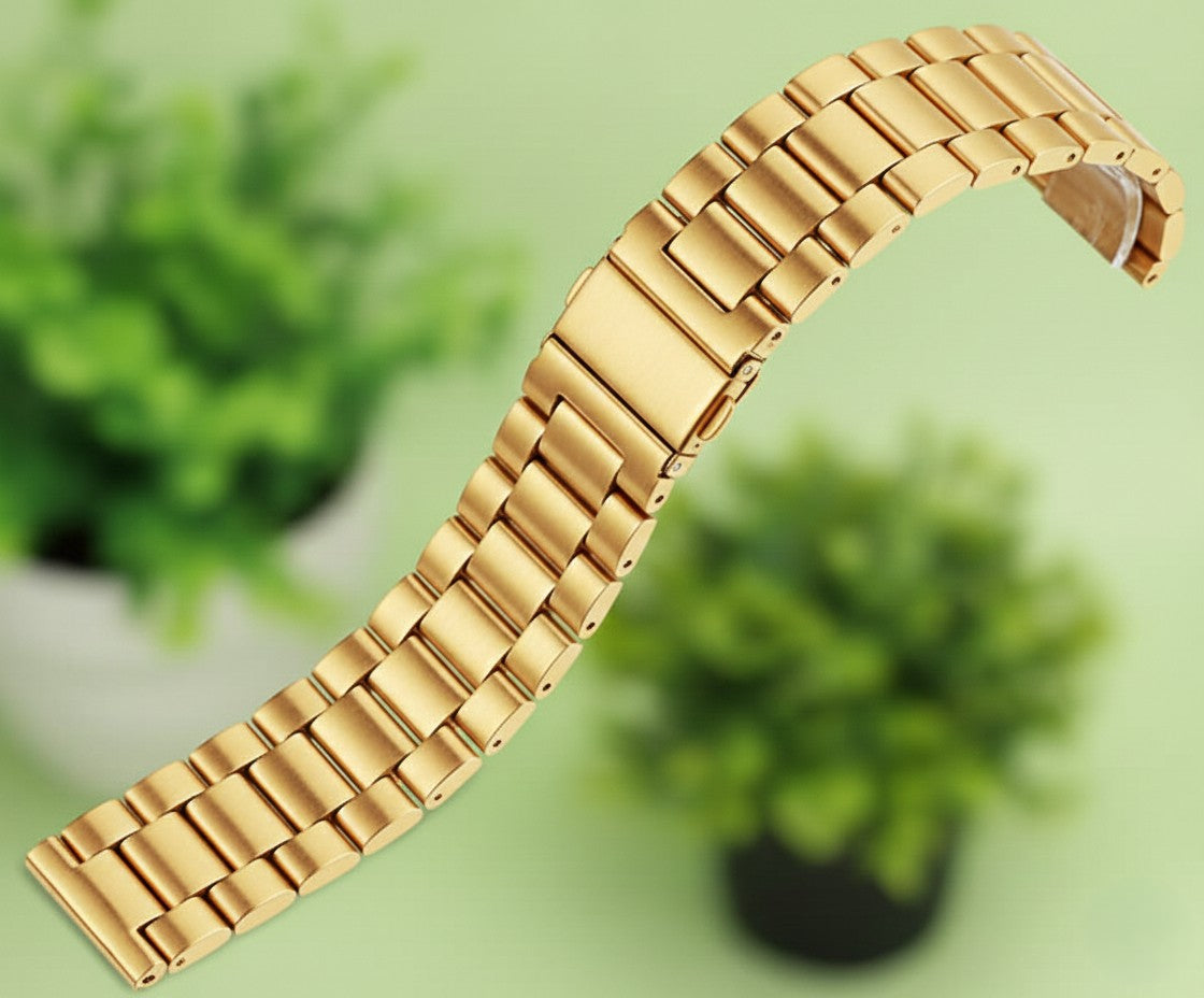 STEEL STRAP FOR FIT 3-4-4PRO GOLD - سير ساعة هواوي ستيل فيت