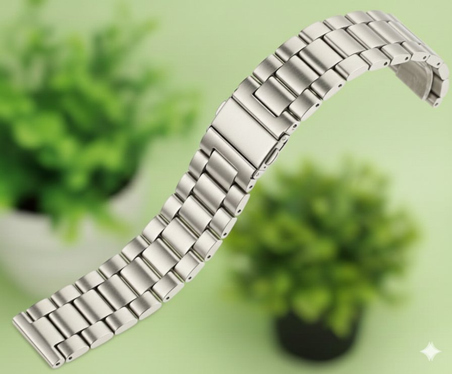 STEEL STRAP FOR FIT 3-4-4PRO WHITE - سير ساعة هواوي فيت ستيل