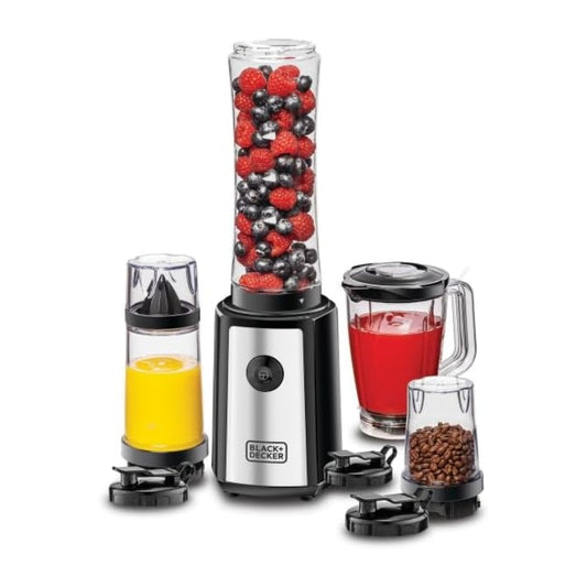 Black&Decker SBX300BCG-B5 300W Sports Blender with Citrus and Grin - خلاط رياضي 300 واط 16 قطعة من بلاك اند ديكر