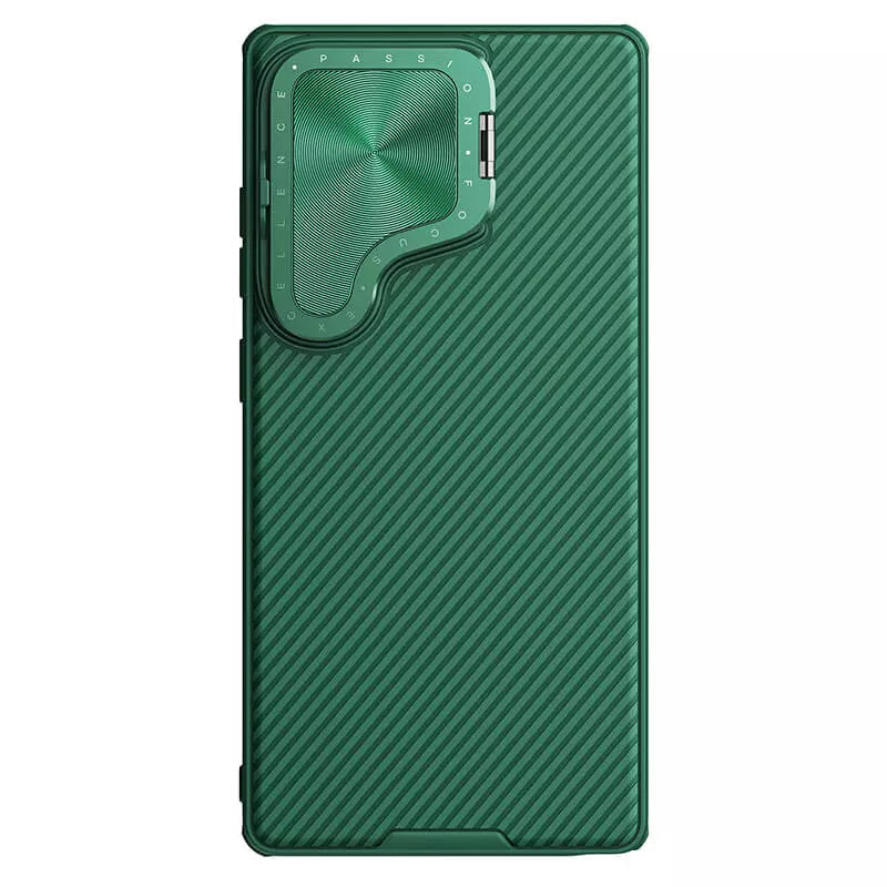 Nillkin CamShield Prop Case for Samsung Galaxy S25 Ultra Dark Green - كفر للسامسونج اس 25 الترا من نيلكين اخضر
