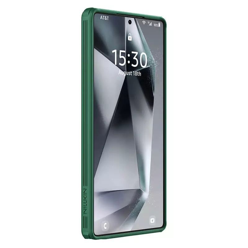 Nillkin CamShield Prop Case for Samsung Galaxy S25 Ultra Dark Green - كفر للسامسونج اس 25 الترا من نيلكين اخضر