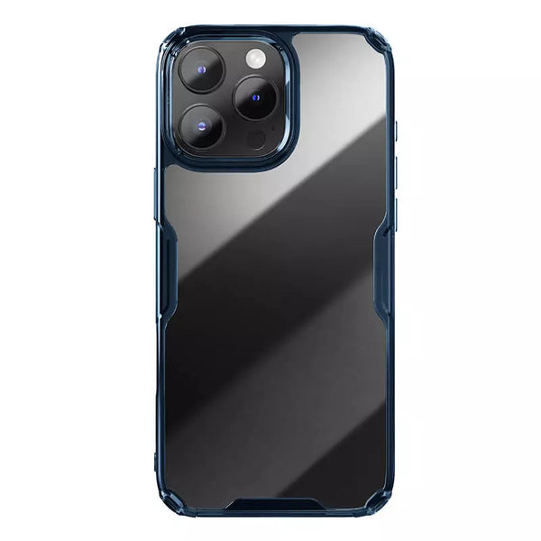 Nillkin Nature TPU Pro Case for Apple iPhone 16 Pro Max Blue - كفر للايفون 16 برو ماكس ازرق