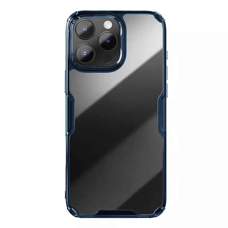 Nillkin Nature TPU Pro Case for Apple iPhone 16 Pro Max Blue - كفر للايفون 16 برو ماكس ازرق