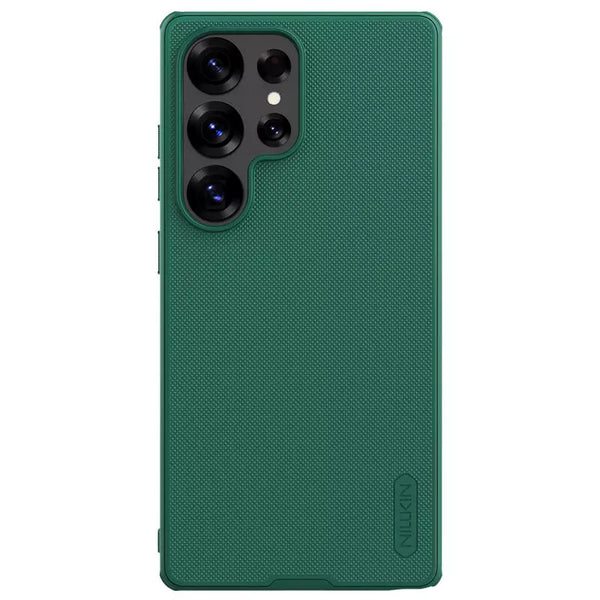 Nillkin Super Frosted Shield Pro for Samsung Galaxy S25 Ultra Dark Green - كفر للسامسونج اس 25 الترا من نيلكين اخضر غامق