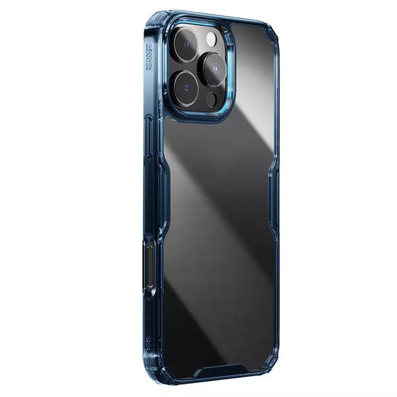 Nillkin Nature TPU Pro Case for Apple iPhone 16 Pro Max Blue - كفر ايفون 16 برو ماكس من نيلكين ازرق