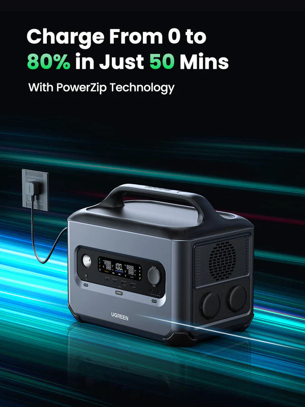 UGREEN PowerRoam Portable Power Station 1024Wh | 1200W EU - مولد طاقة محمول 1200 واط مع 13 منفذ من يوكرين