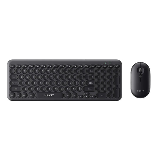 Havit KB254GCM Wireless keyboard+mouse combo black - كيبورد وماوس من هافيت
