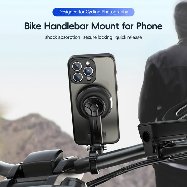 TELESIN Bike Handlebar Mount for Phone - ستاند مغناطيسي للدراجة من تيليسن