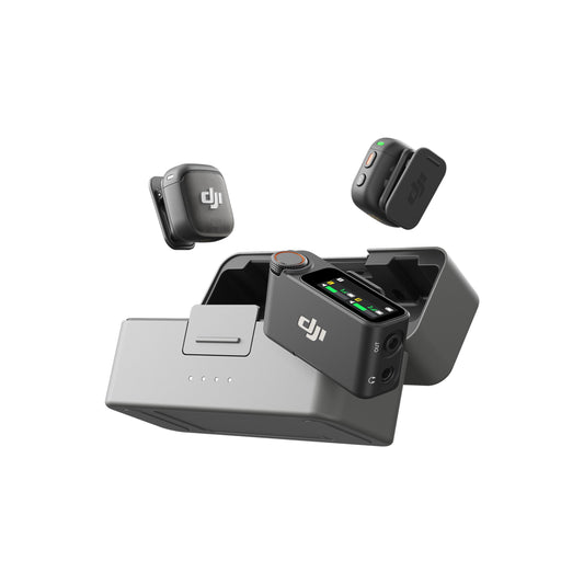 DJI Mic 3 Wireless Microphone Kit 2 TX + 1 RX + Charging Case - نك مايك لاسلكي من دي جي اي