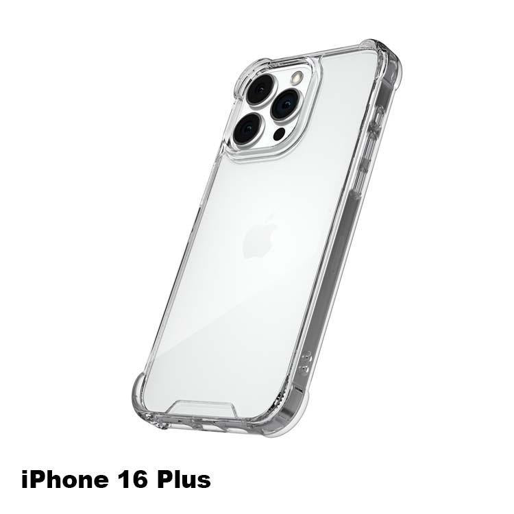 Green Lion Anti-Shock Case for iPhone 16 Plus Clear - كفر شفاف للايفون 16 بلس من كرين