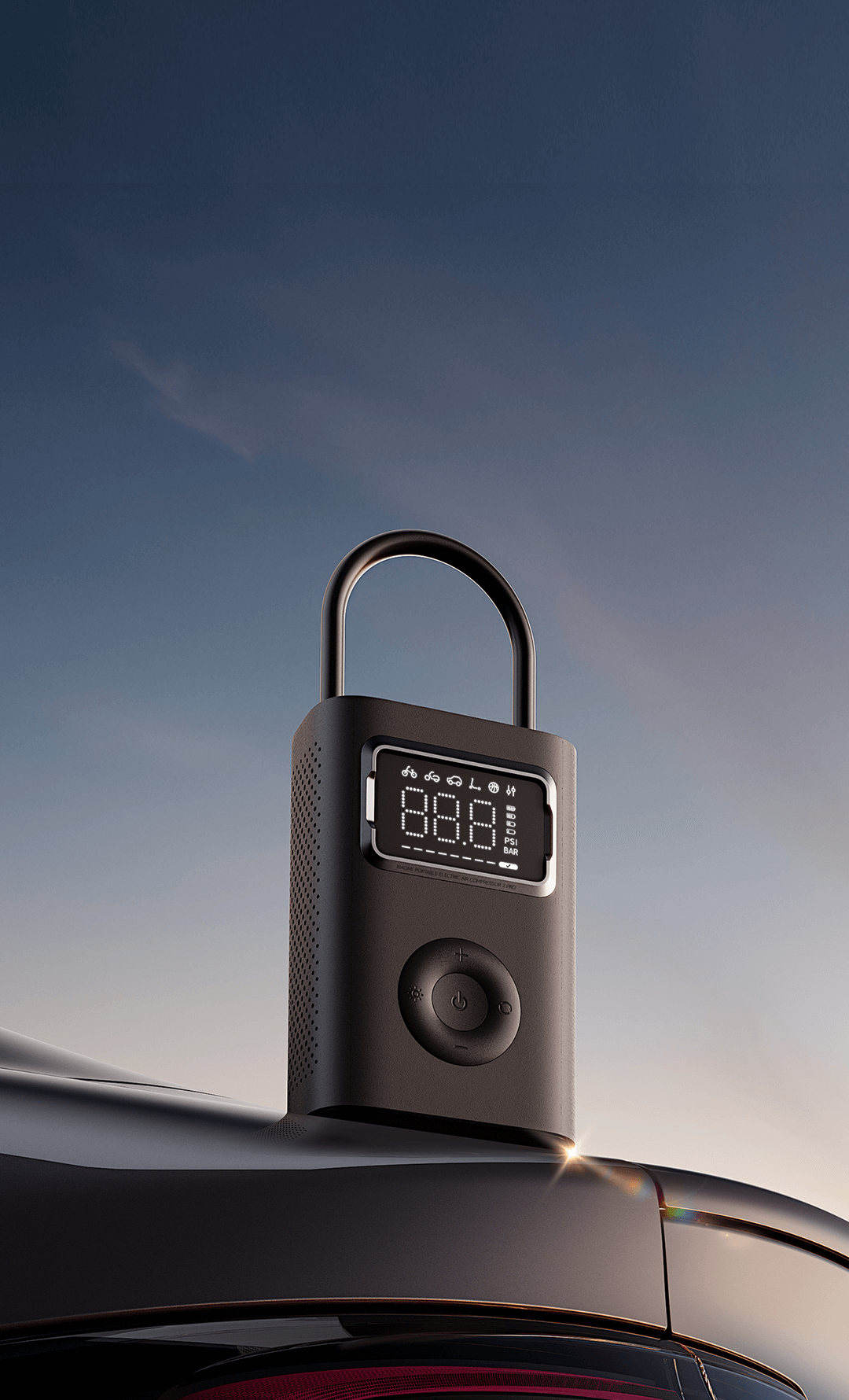 Xiaomi Portable Electric Air Compressor 2 Pro - منفاخ اطارات كهربائي محمول من شاومي