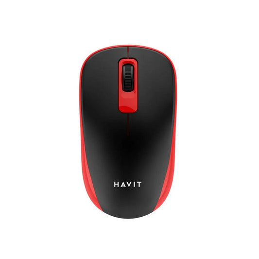 Havit HV-MS753 Wired Optical Mouse Black + Red - ماوس سلكي من هافيت