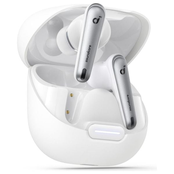 ANKER SOUNDCORE LIBERTY 4 NC WHITE -  سماعات بلوتوث مع تقنية الغاء الضوضاء من انكر ابيض