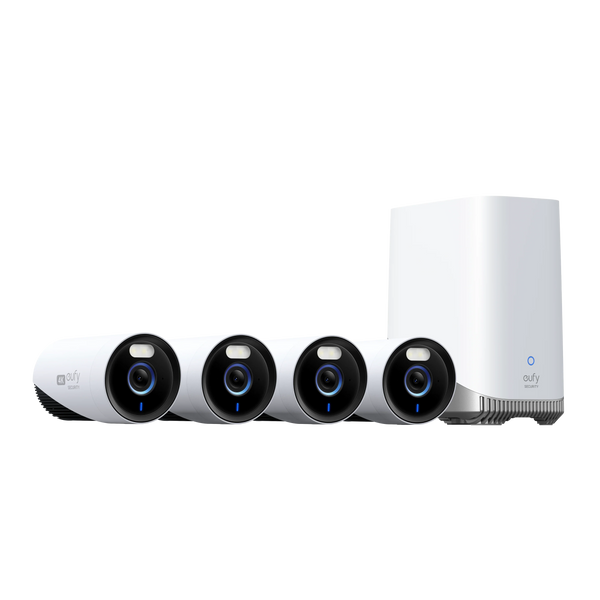 ANKER EUFYCAM E330 (PROFESSIONAL) 4-CAM KIT, 4K OUTDOOR SECURITY CAMERA -كاميرا مراقبة خارجية سلكية احترافية 4 في 1 من انكر