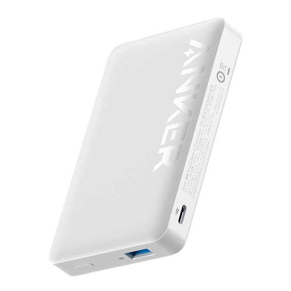 ANKER 334 MAGGO BATTERY POWERCORE 10K WHITE - باوربنك ماك سيف  10000 ملي امبير 20 واط من انكر