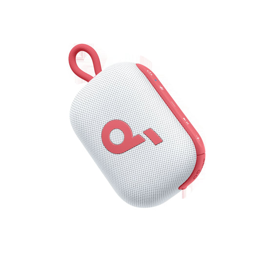 Anker Soundcore Select 4 Go Bluetooth Speaker White & Red  - سبيكر لاسلكي محمول 5 واط من انكر ابيض واحمر