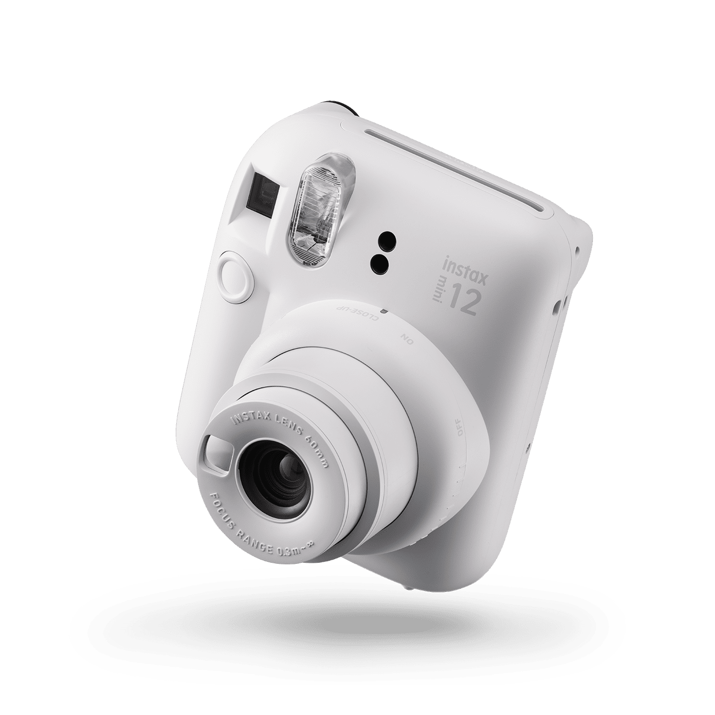 Fujifilm Instax Mini 12 Instant Camera Clay White - كاميرا تصوير فورية ميني 12 من فوجي فيلم انستاكس لون ابيض