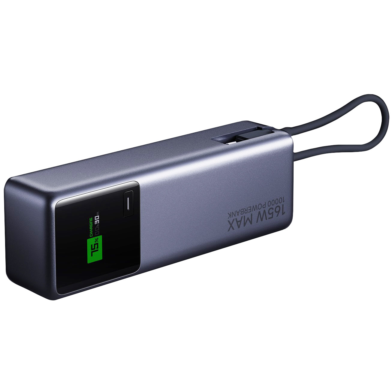 Xiaomi 165W Power Bank 10000mA - باوربنك 10000 ملي امبير 165 واط مع كيبل تايب سي مدمج من شاومي