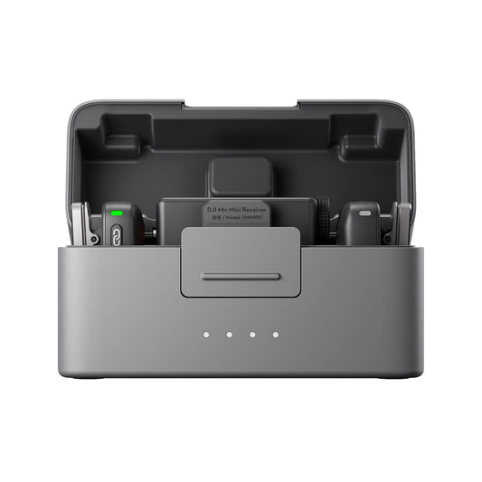 DJI MIC MINI DUO - نك مايك ميني لاسلكي مع علبة شحن (2 مرسل + 1 مستقبل) من دي جي اي