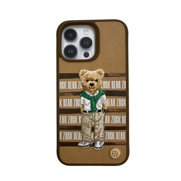 ZB SAN FRANCISCO FORTUNE CASE 15 PRO MAX 6.7 GSB BROWN - كفر للايفون 15 برو ماكس جوزي
