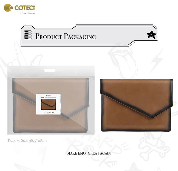 COTECI PUNK RETRO CRAFFITI CLUTCH BAG 14040 - حقيبة يد محمولة من كوتي