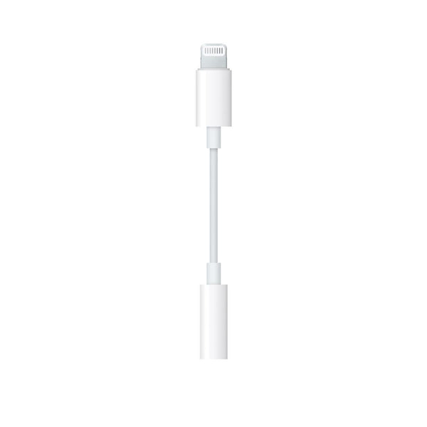 APPLE LIGHTINIG TO HEADPHONE JACK ADAPTER - محول لايتننغ إلى مقبس سماعة الرأس من أبل