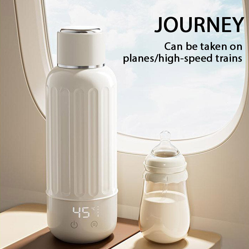 MODONG WIRELESS PORTABLE BABY MILK THERMOS MIXER - جهاز تحضير وتسخين حليب الاطفال الذكي المحمول بسعة 500 مل