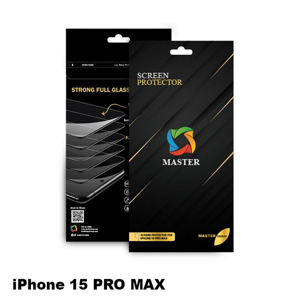 MASTER SCREEN PROTECTOR CLEAR FOR IPHONE - لاصق شاشة شفاف للايفون من ماستر