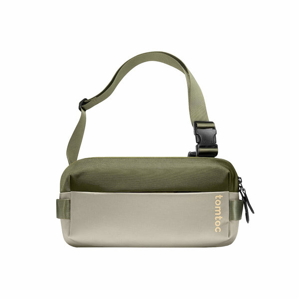 Tomtoc Explorer-T21 Sling Bag S Size 8.3 Inch/3L Olive Green-حقيبه اكسسوارات