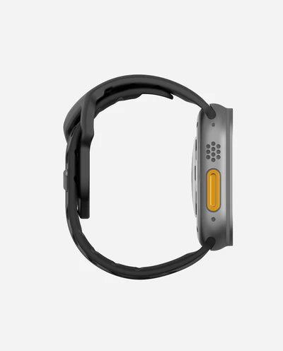 AULUMU A02 Offbeat Sport Band for Apple Watch 42-49MM BLACK - سير ساعات ابل رياضي مقاس 42-49 مم من اولومو اسود