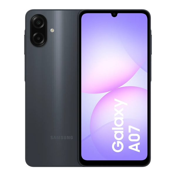 SAMSUNG GALAXY A07 4/128 BLACK - سامسونج جالاكسي اي 07 128/4 جيجابايت اسود