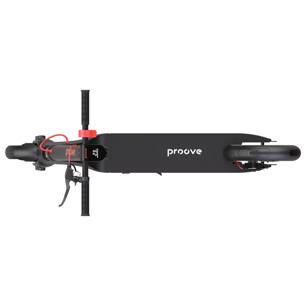 Proove Electric Scooter  Model X-City Pro black/red -  سكوتر كهربائي بسعة تحمل 100 كجم من بروف اسود/احمر