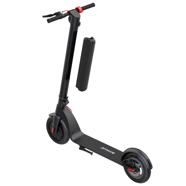 Proove Electric Scooter Model X- City Pro black/blue - سكوتر كهربائي بسعة تحمل تصل الى 100 كجم من بروف اسود/ازرق