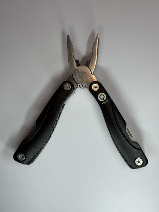 POINT 10-in-1 Multi functional pliers black - كماشة متعددة الوظائف 10 في 1  من بوينت باللون الاسود