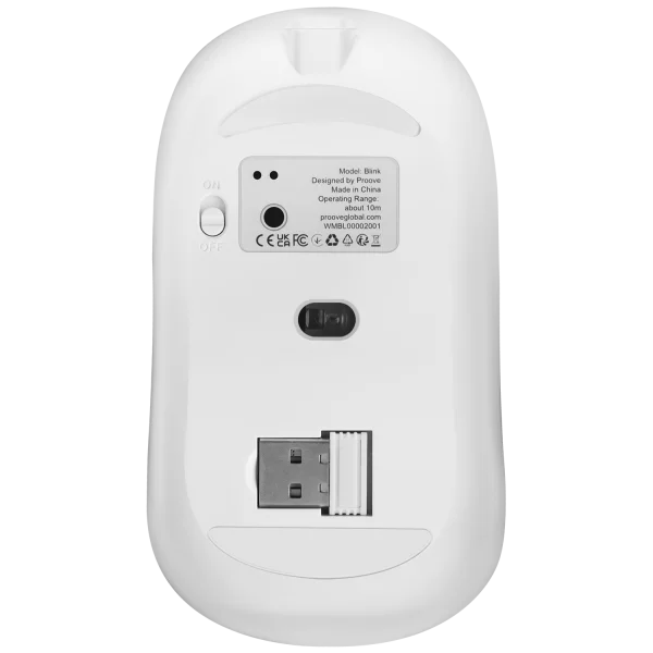 Proove Wireless Mouse Blink white - ماوس لاسلكي من هافيت ابيض