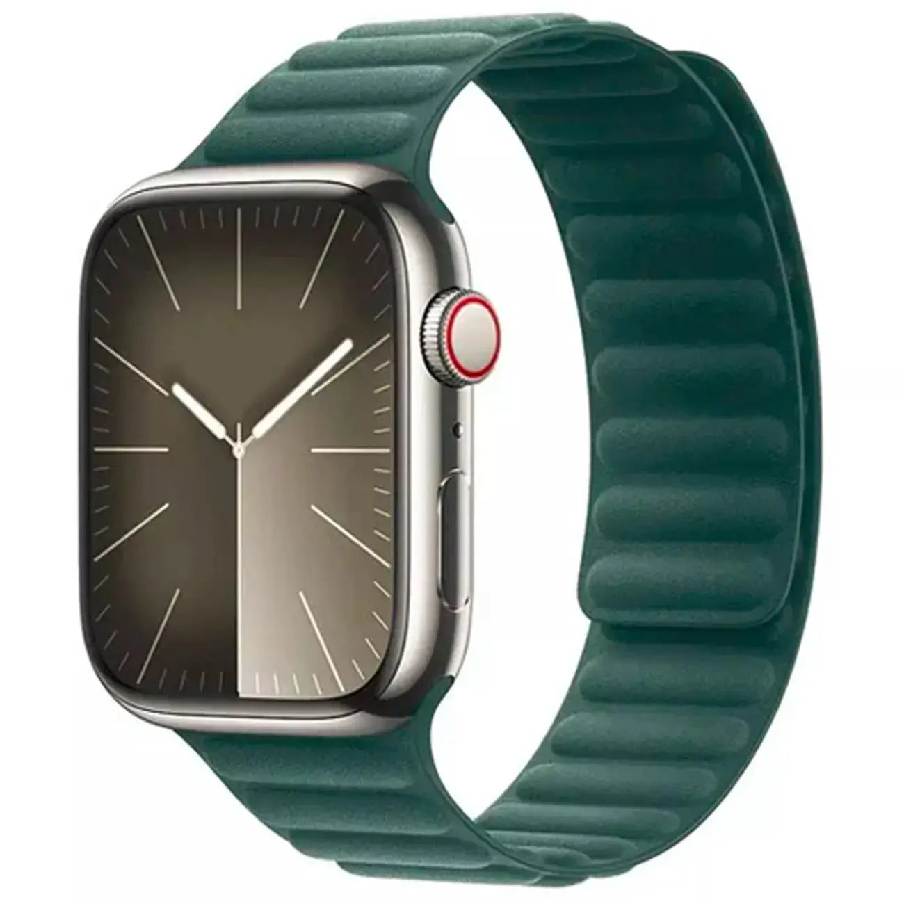 COTECI W112 WATCH FINE WEAVE TWILL DUAL MAGNET STRAP (42-49MM) DARK GREEN - سير ساعات ابل من كوتي اخضر