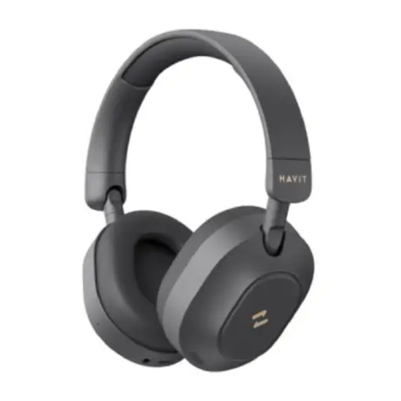 Havit H668BT Bluetooth headphone ANC type-c port Black - سماعات هيدسيت لاسلكية من هافيت اسود