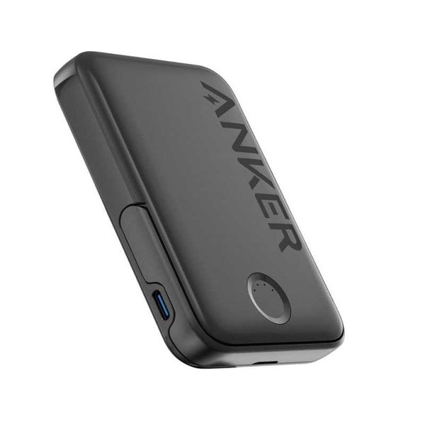 ANKER MAGGO POWER BANK MAGNETIC AND SLIM WITH FOLDABLE STAND 5000MAH 7.5W -باوربنك ماك سيف 5000 ملي امبير 7.5 واط مع ستاند من انكر