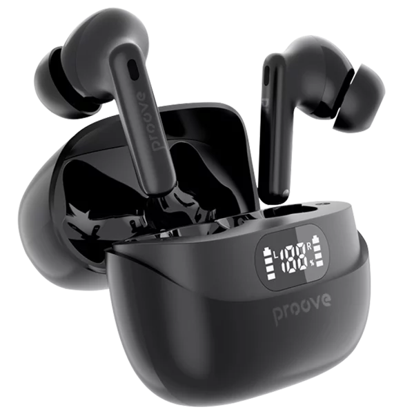 Proove Wireless Earphones Digital Pro TWS with ANC APP black - سماعات بلوتوث من بروف اسود