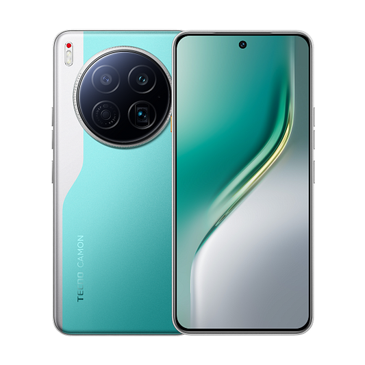 Tecno Camon 40 Premier 5G 12-256GB Emerald Lake Green - تكنو كامون 40 بريميير 5 جي 256/12 جيجابايت اخضر