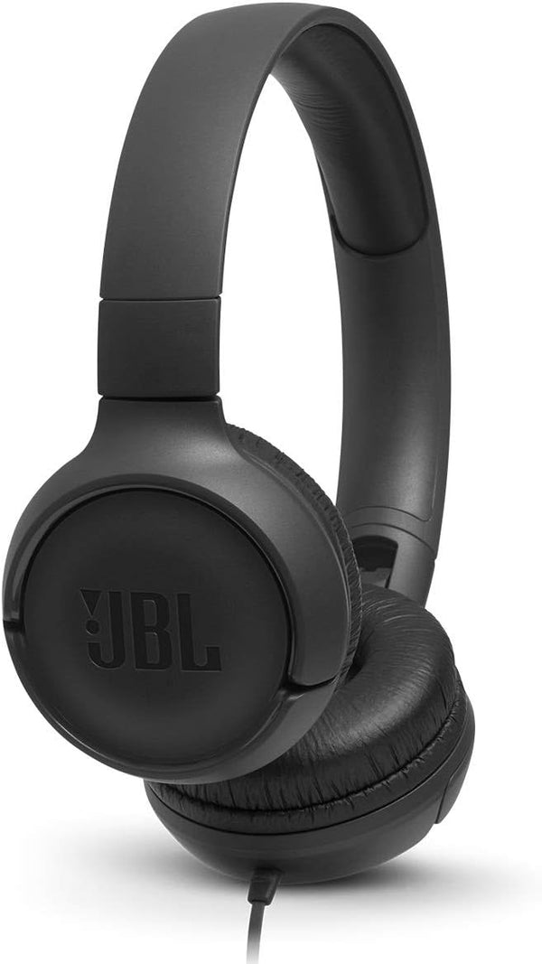 JBL T500 Wired On-Ear Headphones - سماعات هيدسيت سلكية من جي بي آل